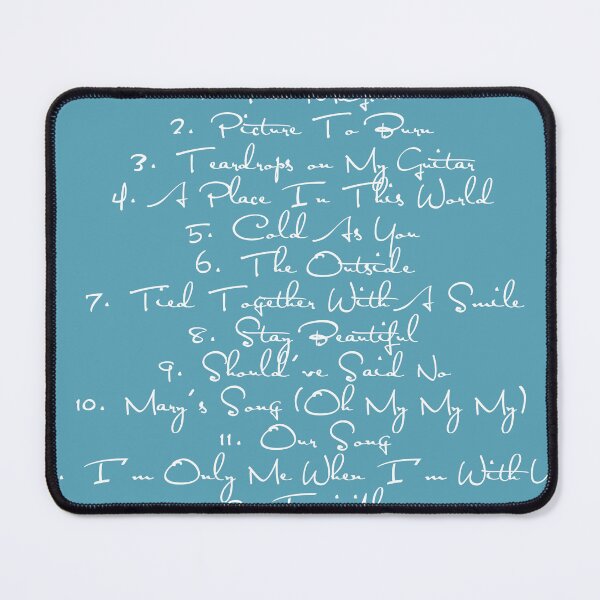 Item preview, Taylor Swift Debut Album Track List designed and sold by impalecki.