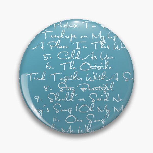 Item preview, Taylor Swift Debut Album Track List designed and sold by impalecki.