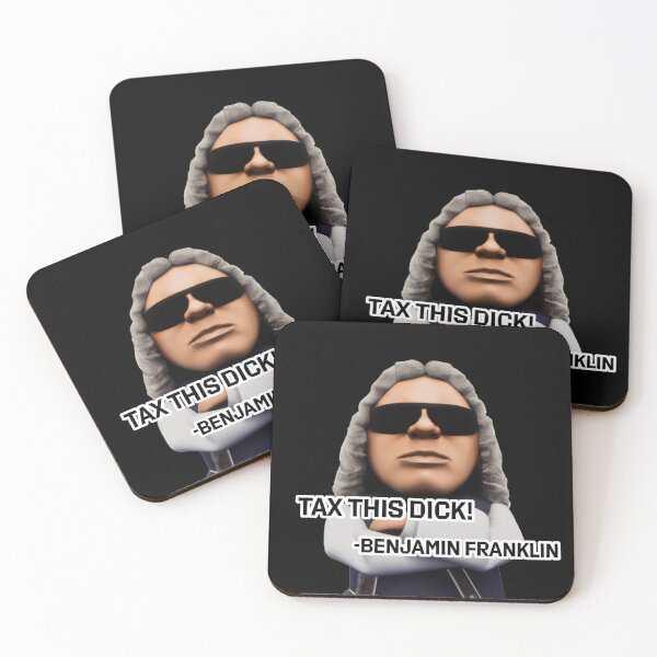Item preview, Tax this Dick Ben Frankline sticker -- 3D  designed and sold by glitchman2.