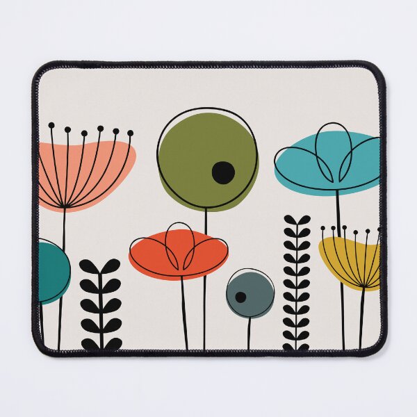 Item preview, Mid Century Flowers Simple designed and sold by Amy VanMeter.