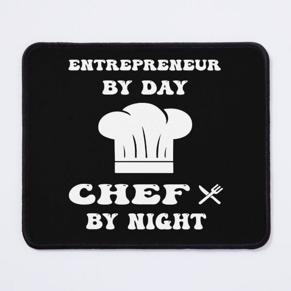 Item preview, entrepreneur by day and chef by night funny and cool saying designed and sold by Ach B.