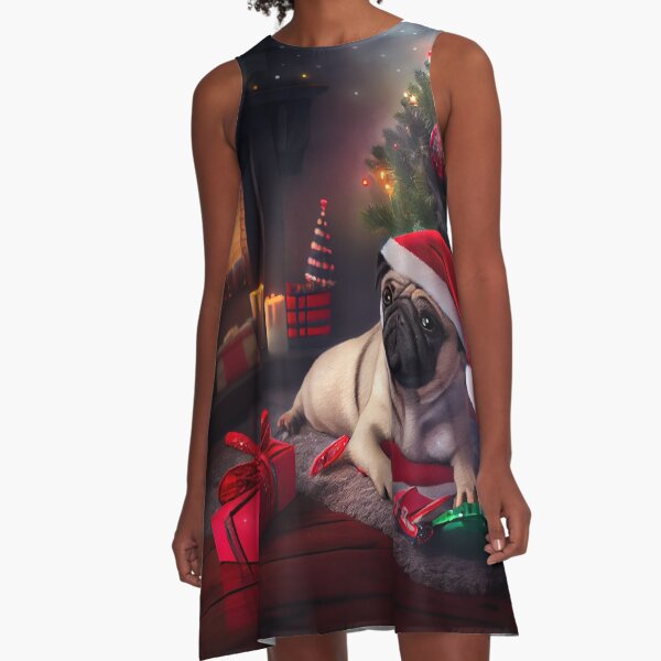 Pug christmas cheap dress