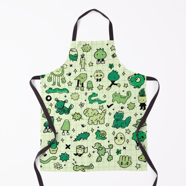 Item preview, green doodle page designed and sold by Sophie DeRosa.