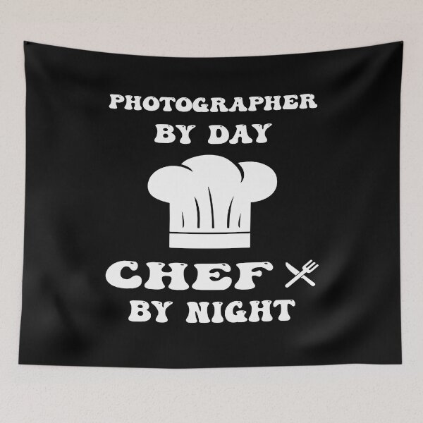 Item preview, photographer by day and chef by night funny and cool saying designed and sold by Ach B.
