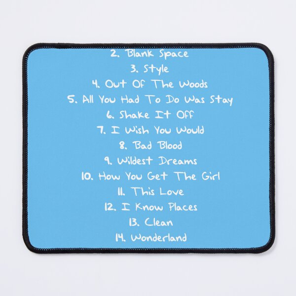 Item preview, Taylor Swift 1989 Album Track List designed and sold by impalecki.