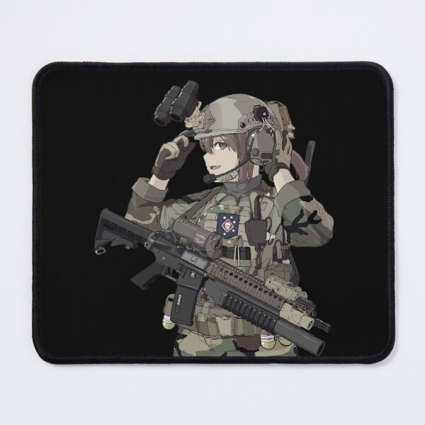 Item preview, Military Anime Girl designed and sold by kittiescuties.