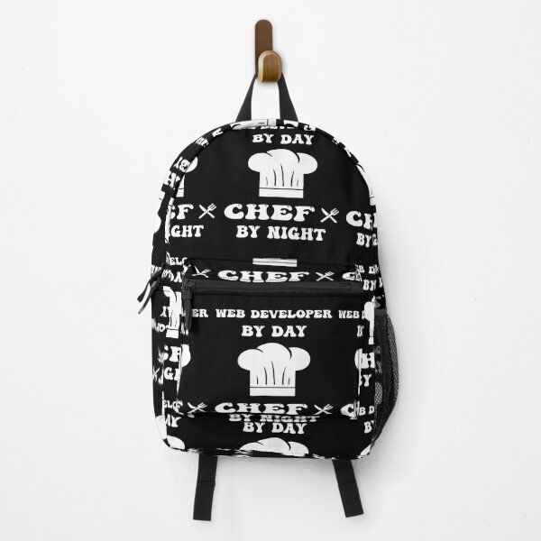 Item preview, web developer by day and chef by night funny and cool saying designed and sold by Ach B.