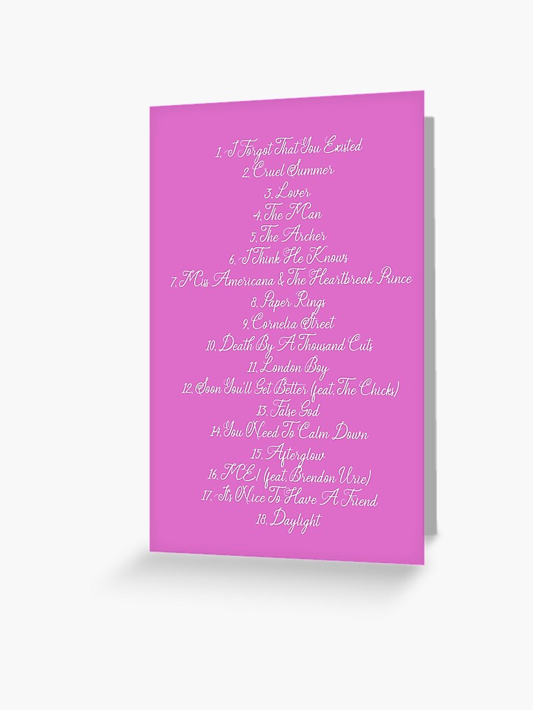 Taylor Swift Pink Greeting Cards & Invitations