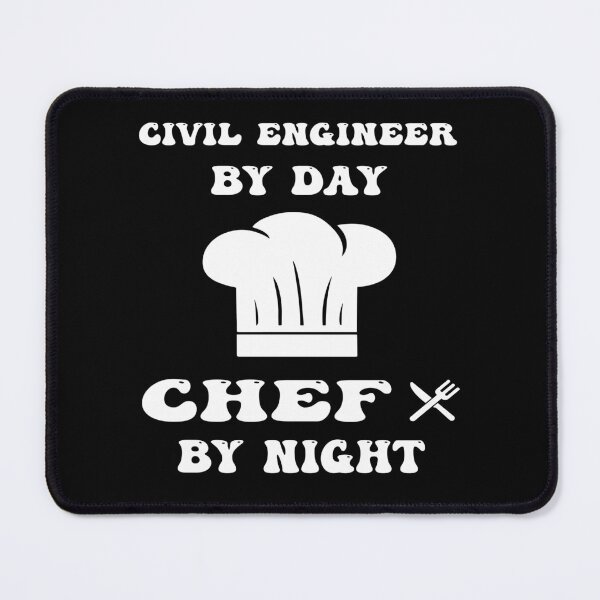 Item preview, Civil Engineer by day and chef by night funny and cool saying designed and sold by Ach B.