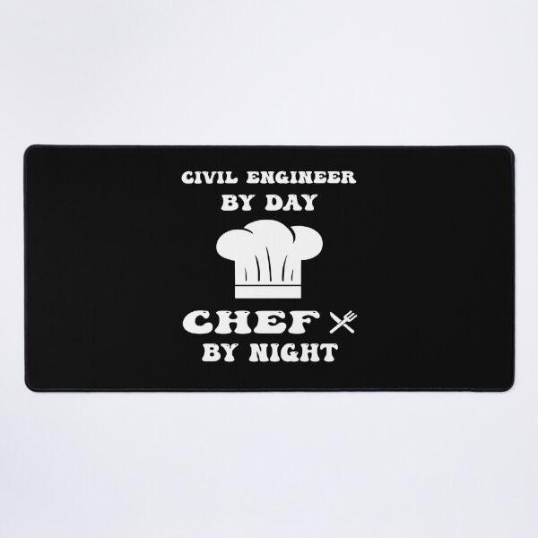 Item preview, Civil Engineer by day and chef by night funny and cool saying designed and sold by Ach B.