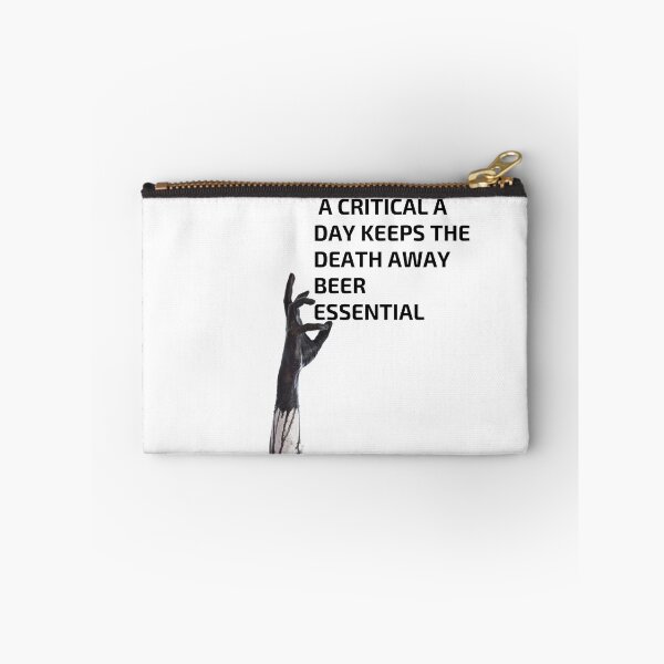 Item preview, a critical a day keeps the death away beer Essential T-Shirt designed and sold by laouamra.
