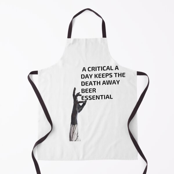 Item preview, a critical a day keeps the death away beer Essential T-Shirt designed and sold by laouamra.