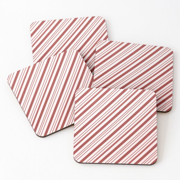 Item preview, peppermint candy holiday stripe designed and sold by MGuyerArt.