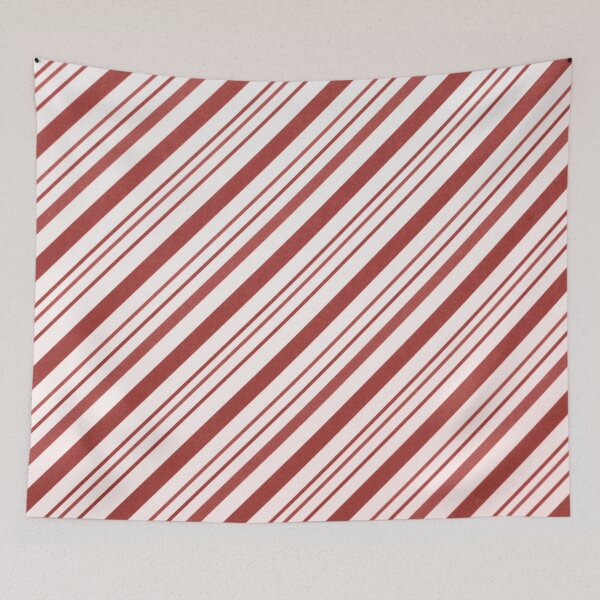 Item preview, peppermint candy holiday stripe designed and sold by MGuyerArt.