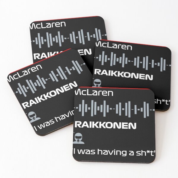Item preview, I was having a sh*t - Kimi Raikkonen Quote - F1 Team Radio designed and sold by StickItOnPole.