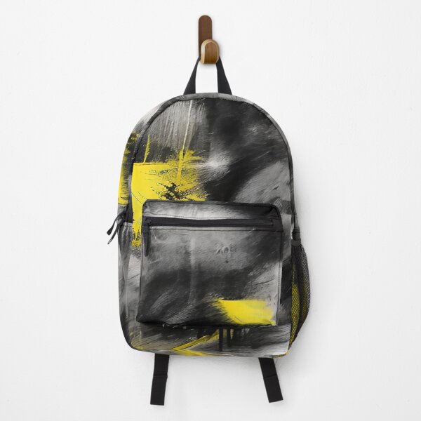 Item preview, Black and Yellow City Street Tunnel Abstract Design designed and sold by deniselynnimage.