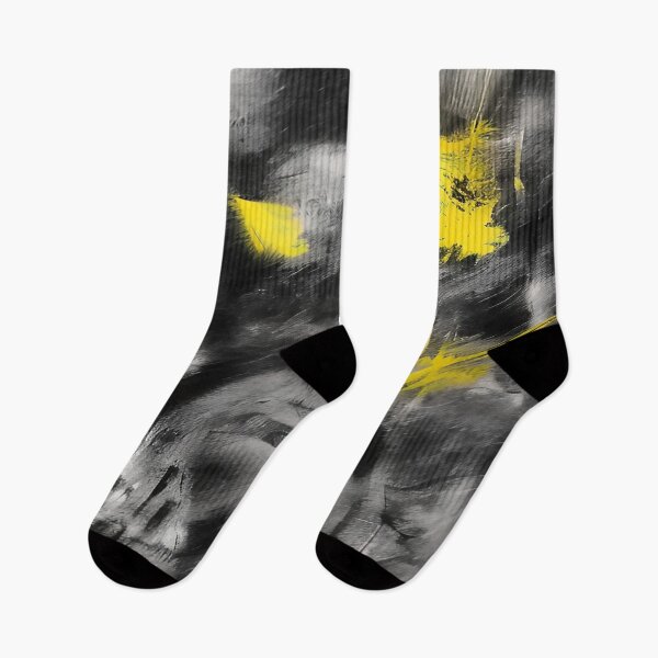 Item preview, Black and Yellow City Street Tunnel Abstract Design designed and sold by deniselynnimage.