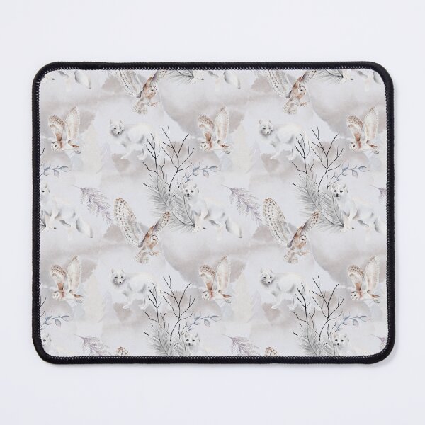 Item preview, Winter Nights Snowy Owl designed and sold by WildAliceArt.