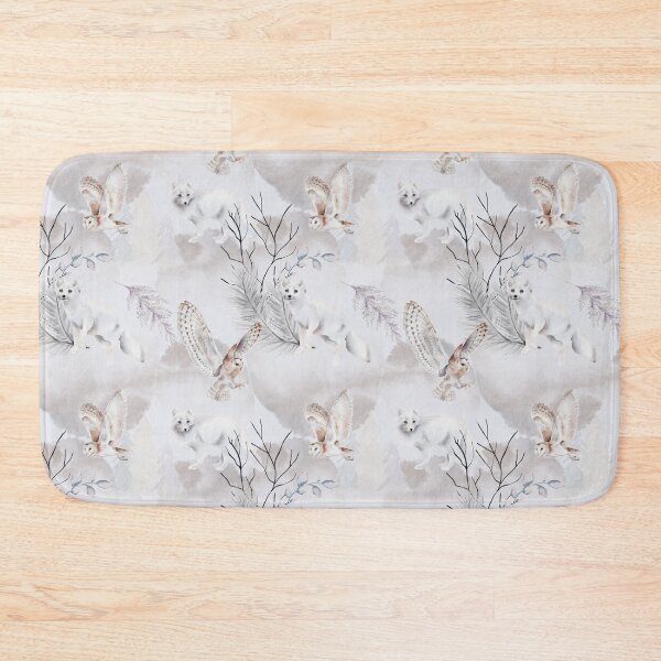 Item preview, Winter Nights Snowy Owl designed and sold by WildAliceArt.