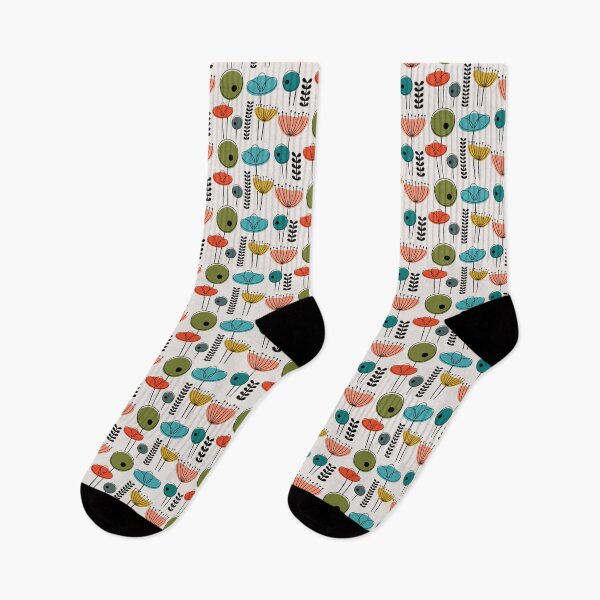 Item preview, Mid Century Flowers Simple designed and sold by Amy VanMeter.