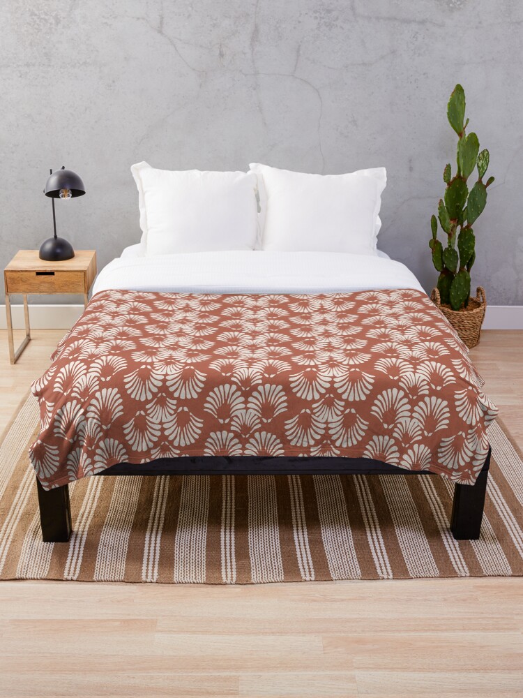 Terracotta best sale bed throw