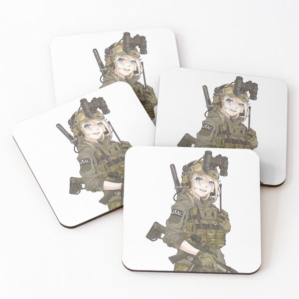 Item preview, Military Anime Girl designed and sold by kittiescuties.