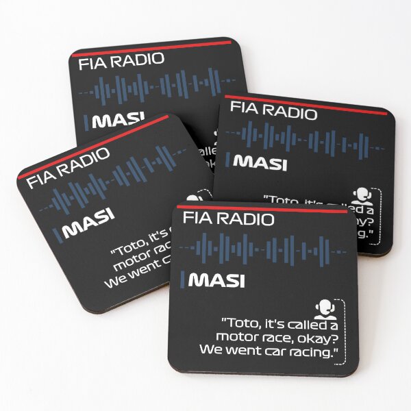 Item preview, Toto it's called a motor race we went car racing - Michael Masi Quote - F1 Team Radio designed and sold by StickItOnPole.