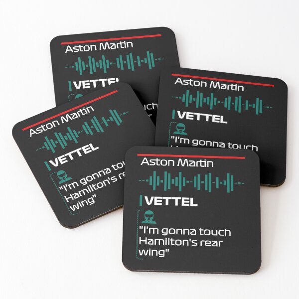 Item preview, I'm gonna touch Hamilton's rear wing - Sebastian Vettel F1 Team Radio Quote designed and sold by StickItOnPole.
