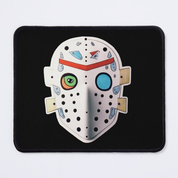 Item preview, Vintage Goalie Mask - Kids Drawing designed and sold by Eye on the Blueline.