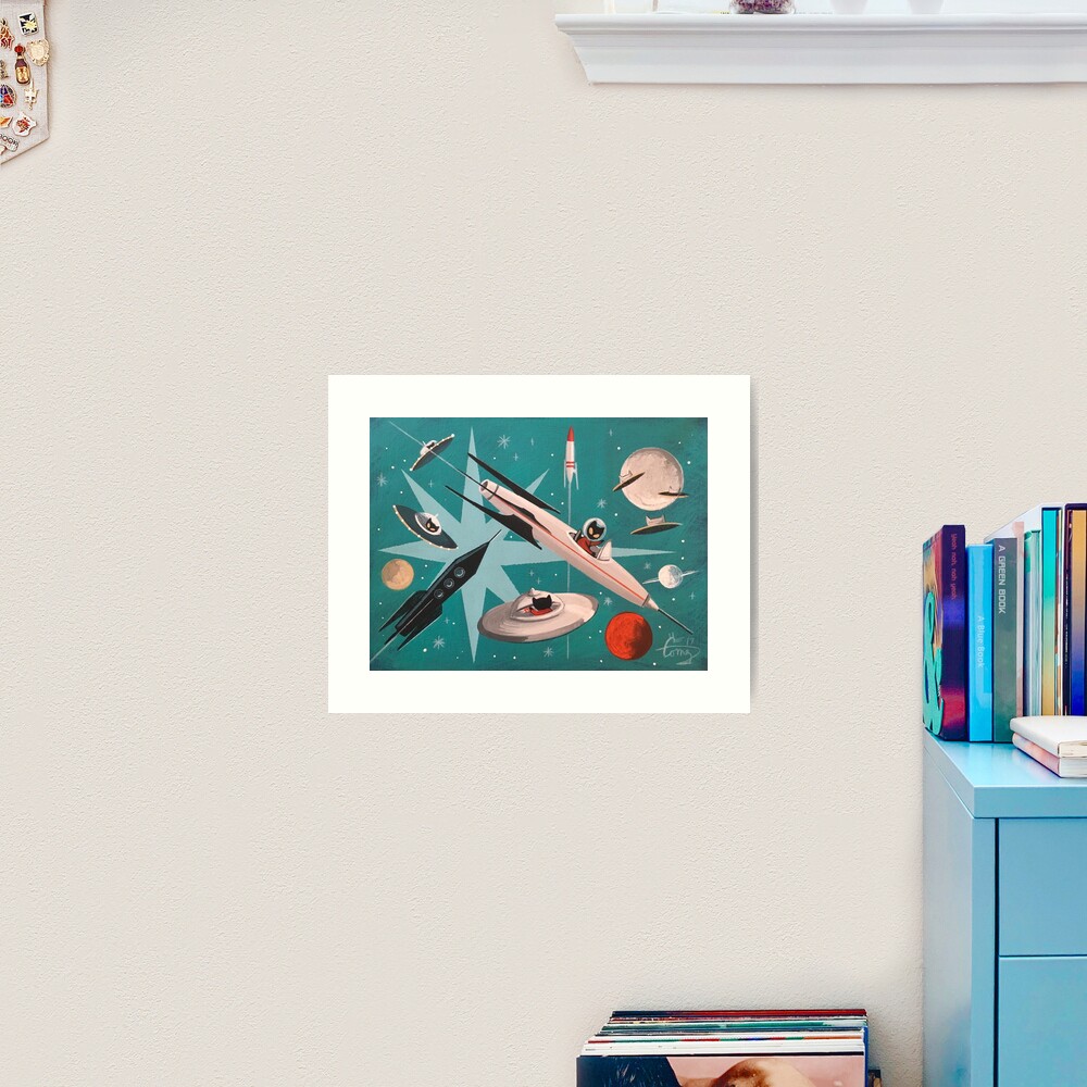 Kitty Stardust Art Print