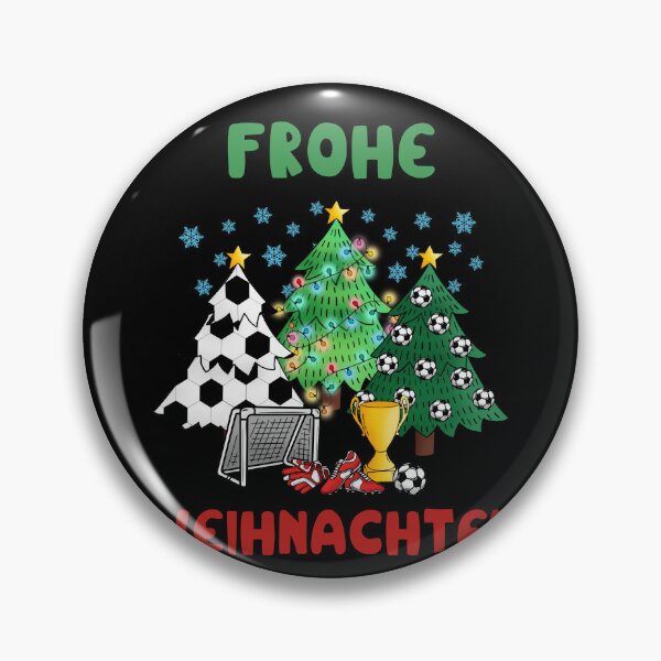 Item preview, Frohe Weihnachten - Weihnachtsbäume mit Fußbälle designed and sold by Georgy09.