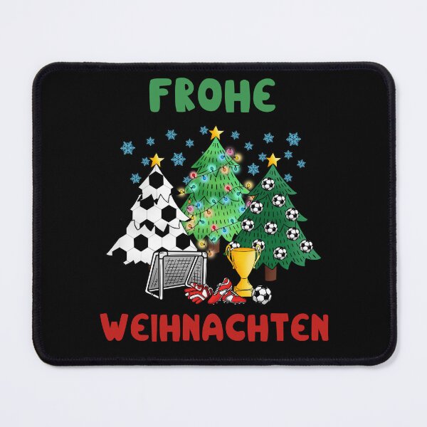 Item preview, Frohe Weihnachten - Weihnachtsbäume mit Fußbälle designed and sold by Georgy09.