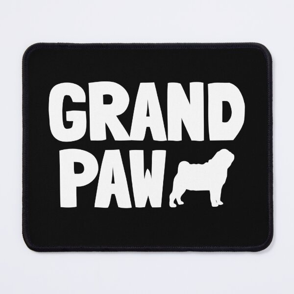 Item preview, Grand Paw Funny Pug Grandpa Dad Dog Gift designed and sold by Guarddogdrive.