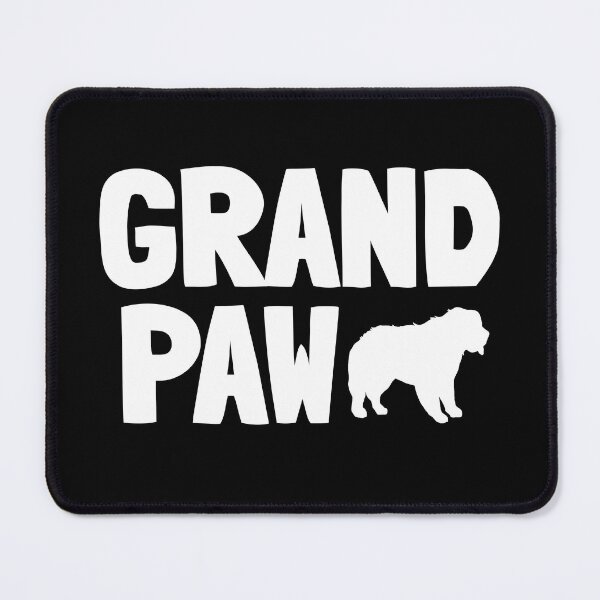Item preview, Grand Paw Funny St Bernard Grandpa Dad Dog Gift  designed and sold by Guarddogdrive.