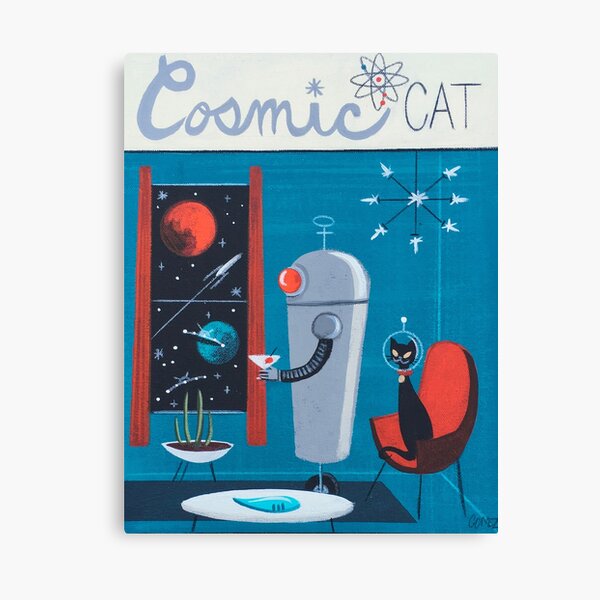 Cosmic Cat Canvas Print