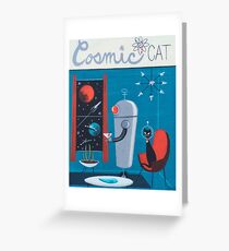Cosmic Cat Greeting Card