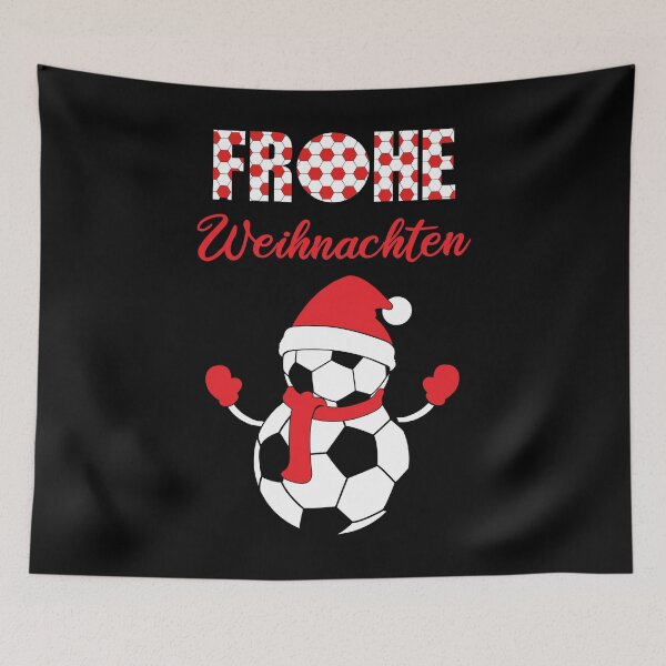 Item preview, Frohe Weihnachten - Schneeman aus Fußbälle designed and sold by Georgy09.