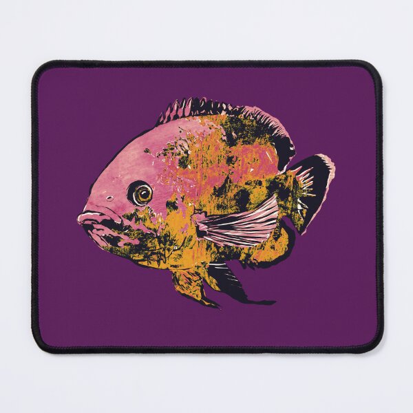 Item preview, Colorful Pink and Orange Oscar Fish designed and sold by ginaisarty.