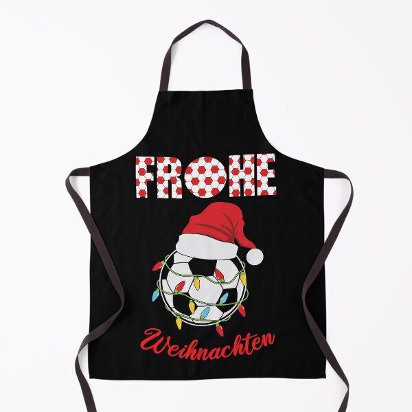 Item preview, Frohe Weihnachten - Fußball mit Weihnachtsman Hut designed and sold by Georgy09.