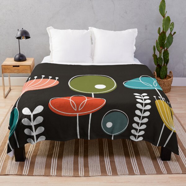 Item preview, Mid Century Flowers Simple designed and sold by Amy VanMeter.
