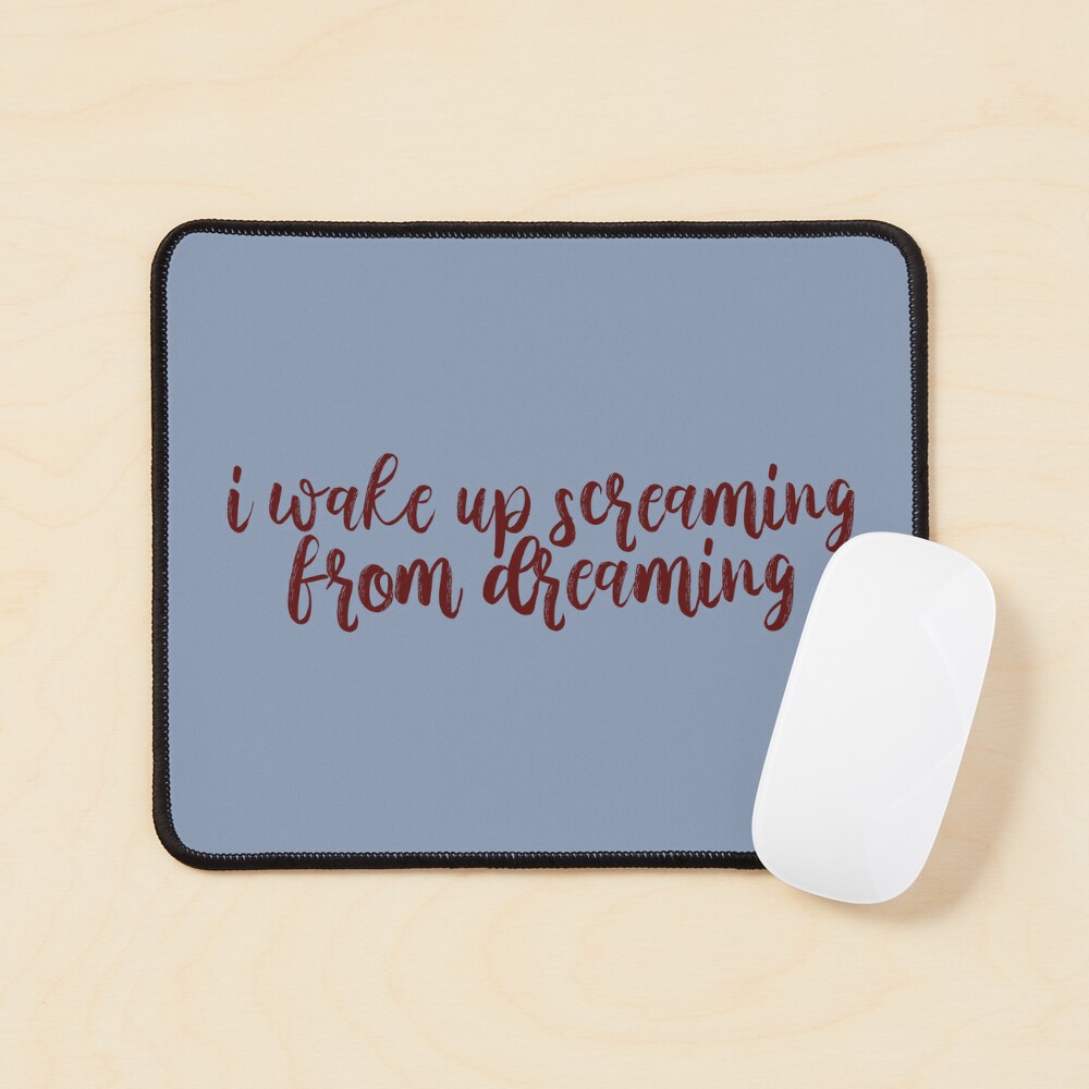 I Wake Up Screaming From Dreaming Anti-hero Lyrics Taylor Swift | iPad Case  & Skin