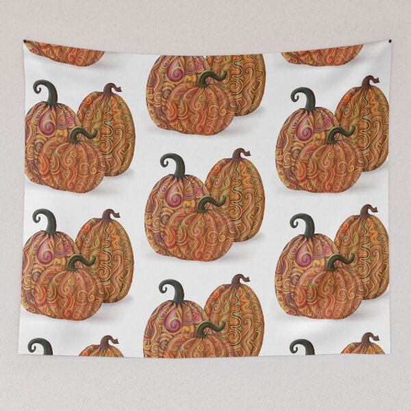 Item preview, Glass Pumpkins by Heather Nafe Art designed and sold by HeatherNafeArt.