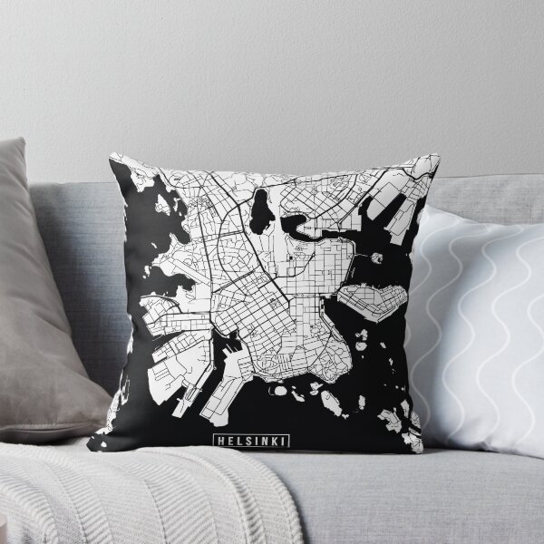 Item preview, Helsinki, Finland Street Map designed and sold by InkistPrints.