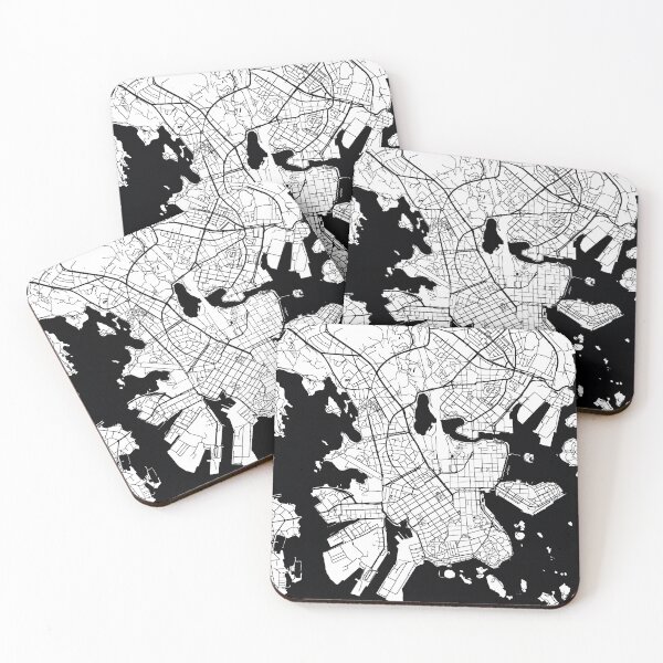 Item preview, Helsinki, Finland Street Map designed and sold by InkistPrints.