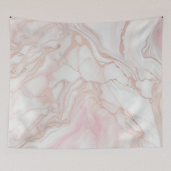 Item preview, Rose Quartz Elegant Marble Pattern designed and sold by MythicPrompts.