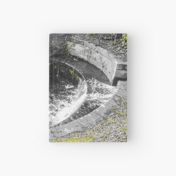 A pool and a canal in welshpool Hardcover Journal