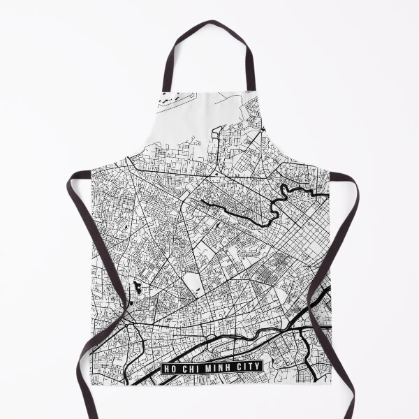 Item preview, Ho Chi Minh City, Vietnam Street Map designed and sold by InkistPrints.