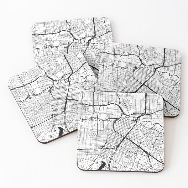 Item preview, Houston, Texas Street Map designed and sold by InkistPrints.
