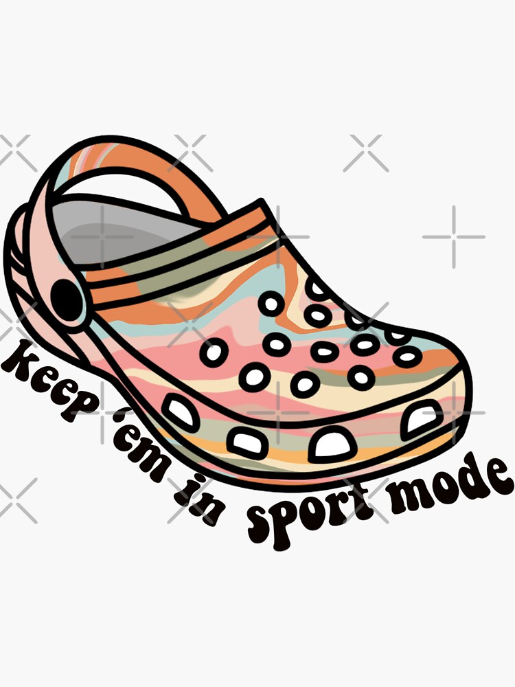 "keep ‘em in sport mode" Sticker for Sale by brooklynncm Redbubble