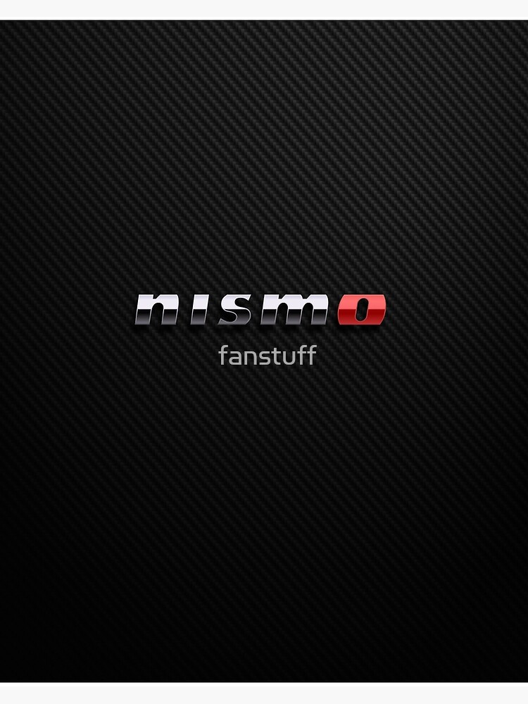 Nismo Carbon Fiber Art Board Print For Sale By Fanstuff Redbubble